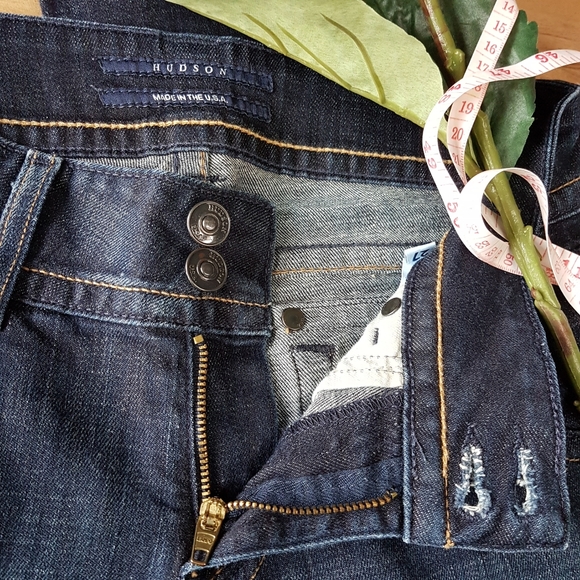 Hudson - Low Rise Boot Cut Jeans - Sz 27 - Picture 11 of 16